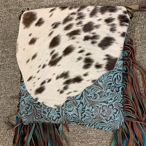Genuine Cowhide & fringe Concealed carry bag